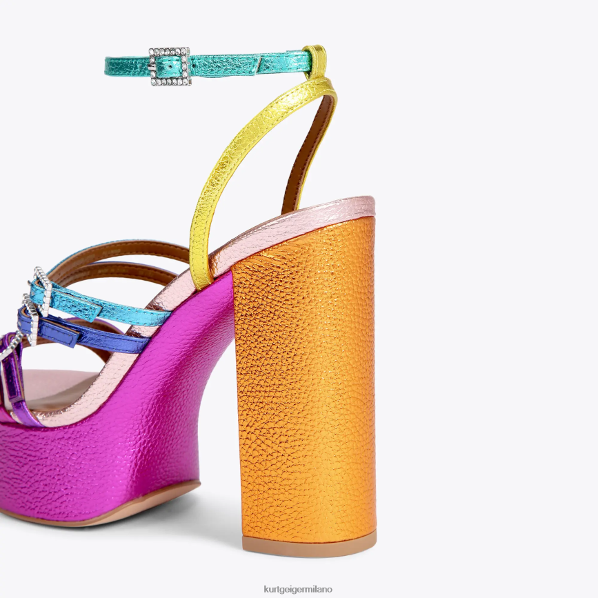 esso Kurt Geiger donne piattaforma alta londra pierra multi/altro 8024FF161 | calzature
