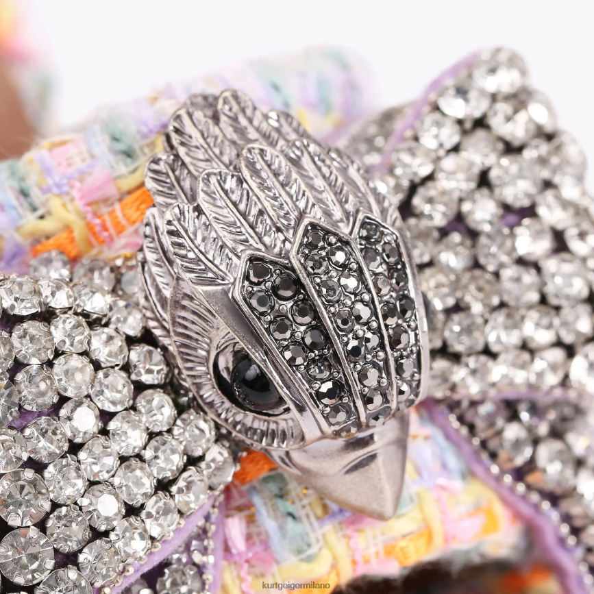 esso Kurt Geiger donne sandalo con fiocco London Kensington arancia 8024FF289 | calzature