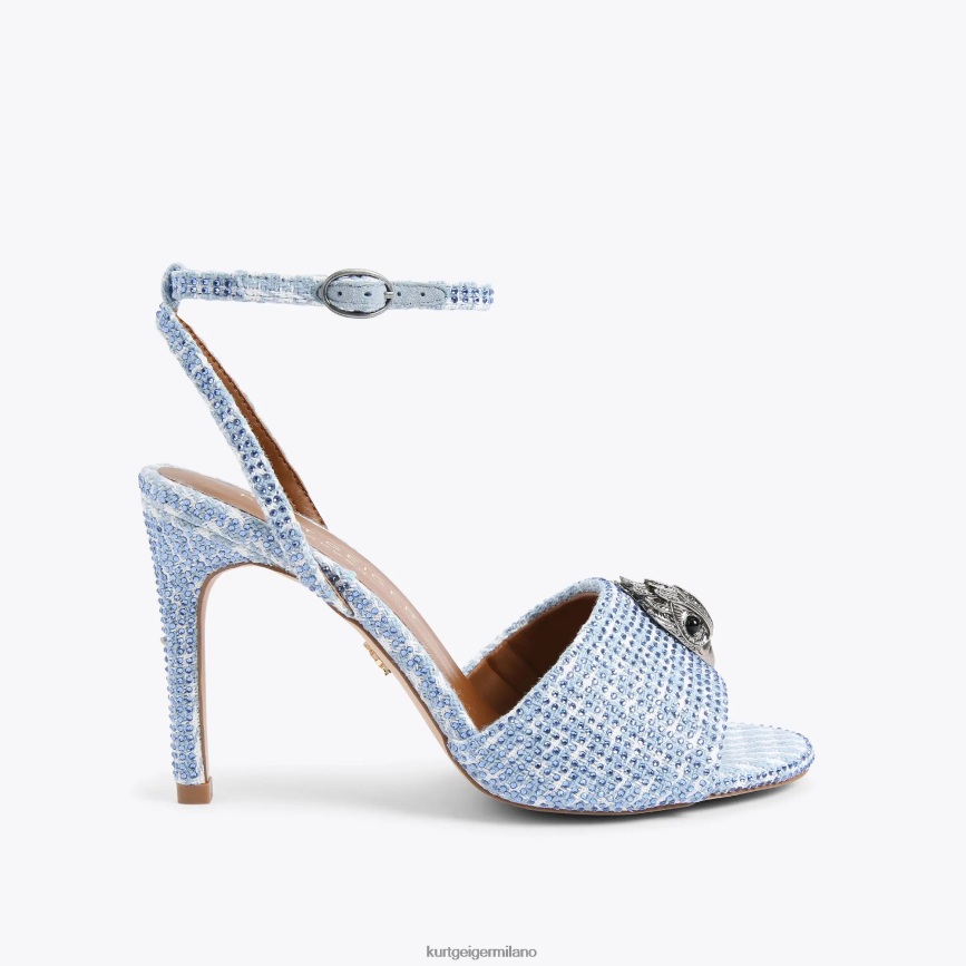 esso Kurt Geiger donne sandalo londra kensington metà blu 8024FF670 | calzature