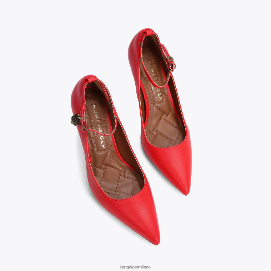 esso Kurt Geiger donne stiletto di Shoreditch di Londra rosso 8024FF665 | calzature