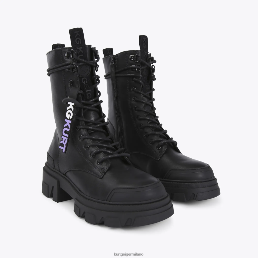 esso Kurt Geiger donne Scarpe da trekking londinesi allacciate nero 8024FF457 | calzature