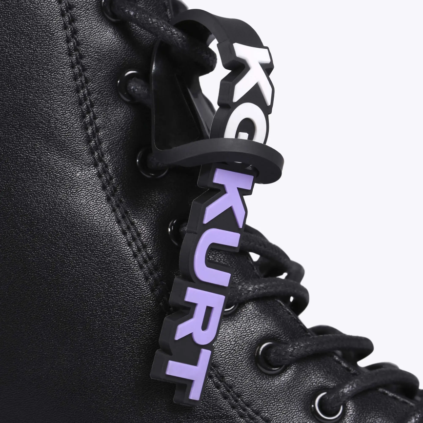 esso Kurt Geiger donne Scarpe da trekking londinesi allacciate nero 8024FF457 | calzature