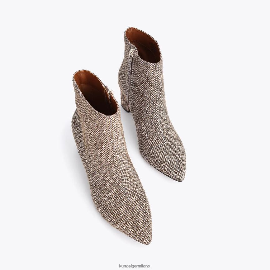 esso Kurt Geiger donne Stivaletto burlington londinese beige 8024FF306 | calzature