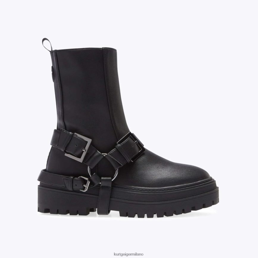 esso Kurt Geiger donne imbracatura del battistrada londinese nero 8024FF375 | calzature