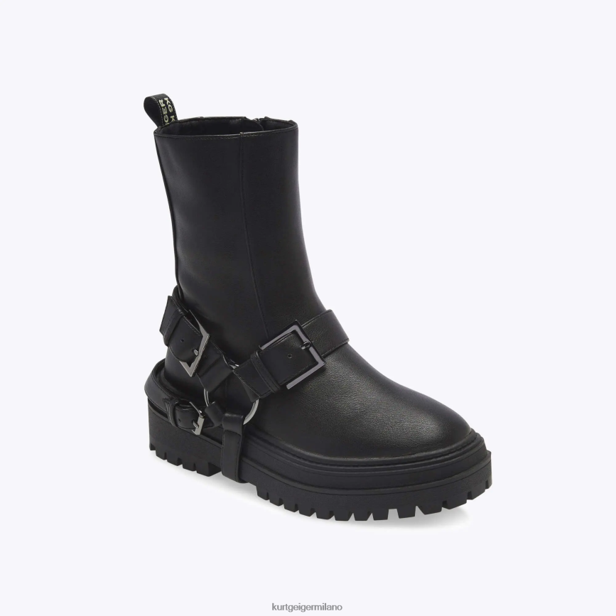 esso Kurt Geiger donne imbracatura del battistrada londinese nero 8024FF375 | calzature