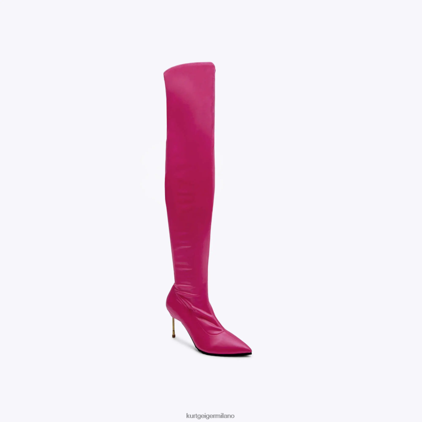 esso Kurt Geiger donne Barbacane di Londra sopra il ginocchio fucsia 8024FF413 | calzature