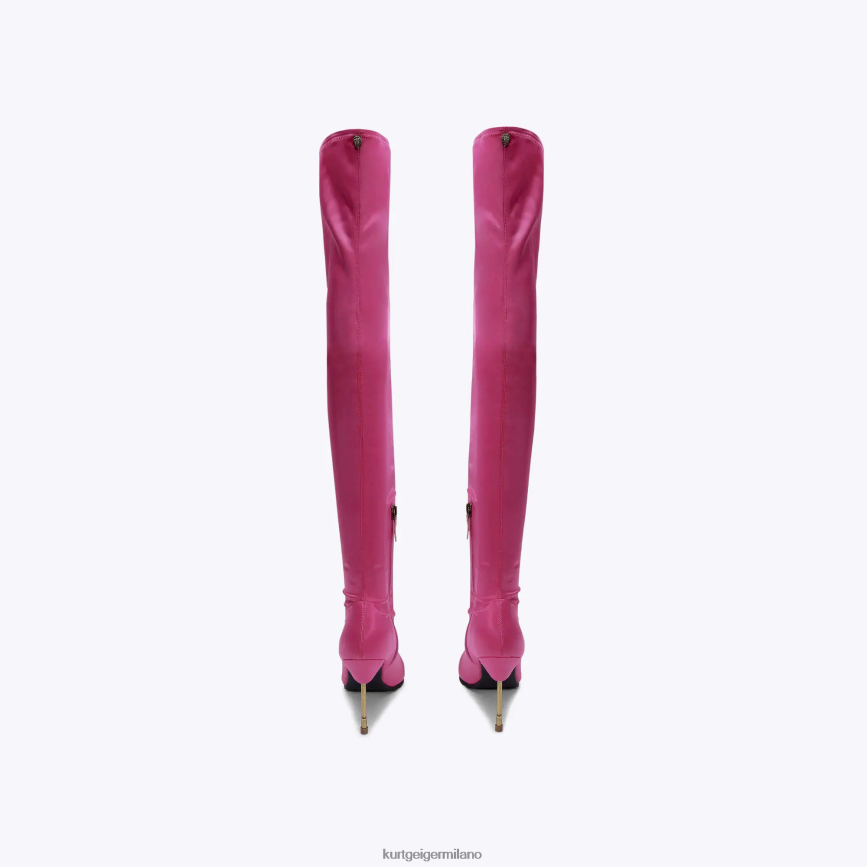 esso Kurt Geiger donne Barbacane di Londra sopra il ginocchio fucsia 8024FF413 | calzature