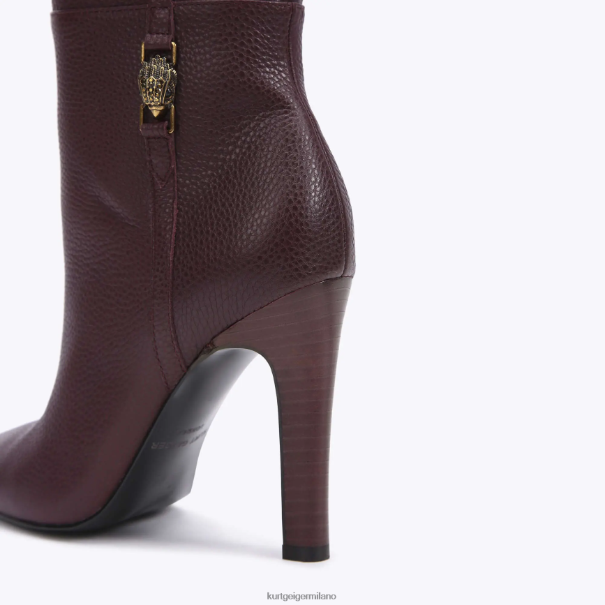 esso Kurt Geiger donne Stivale al ginocchio London Shoreditch vino 8024FF309 | calzature