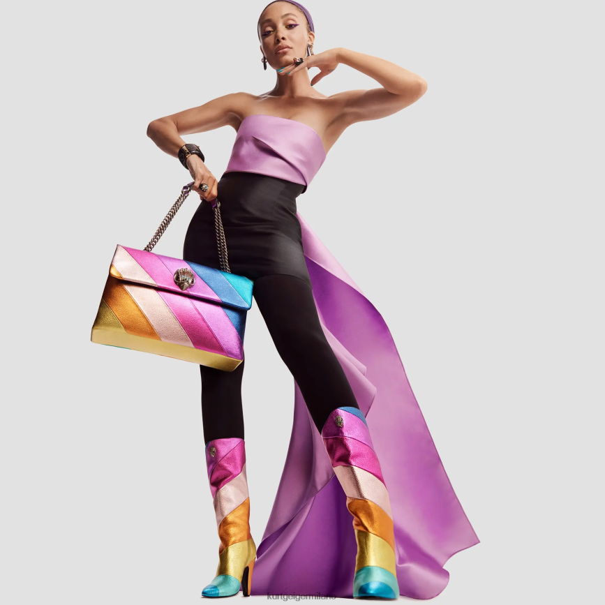 esso Kurt Geiger donne stivale kensington arcobaleno londra multi/altro 8024FF145 | calzature