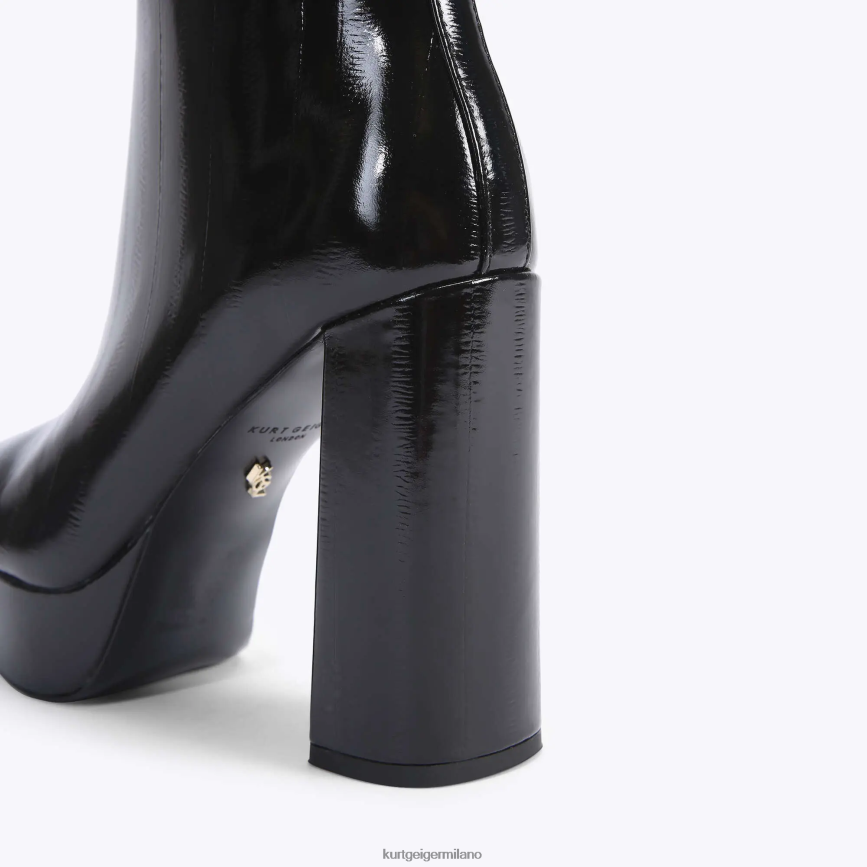 esso Kurt Geiger donne Stivaletto con plateau London Pierra nero 8024FF401 | calzature