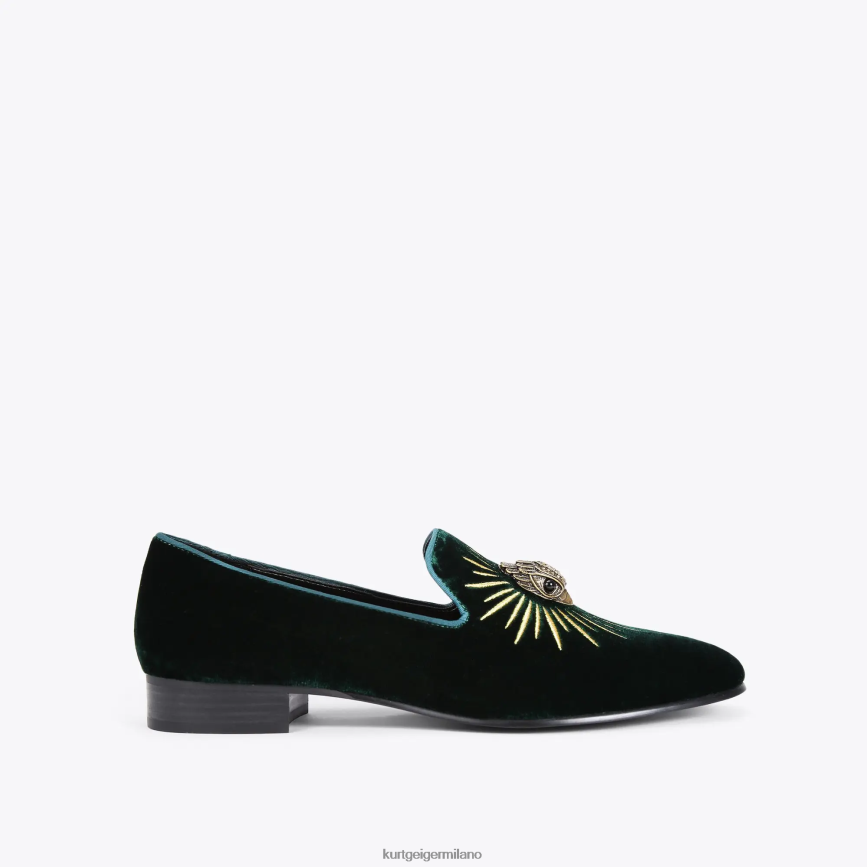 esso Kurt Geiger uomini aquila asso londinese verde 8024FF636 | calzature