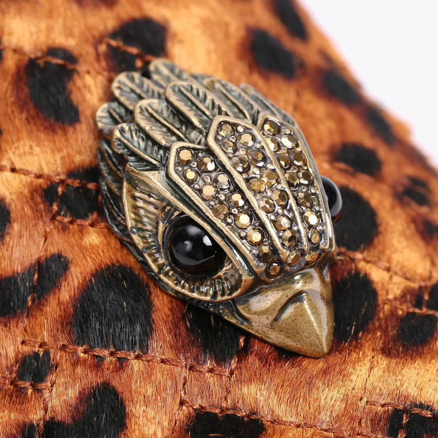 esso Kurt Geiger uomini mulo londra holly eagle marrone medio 8024FF657 | calzature