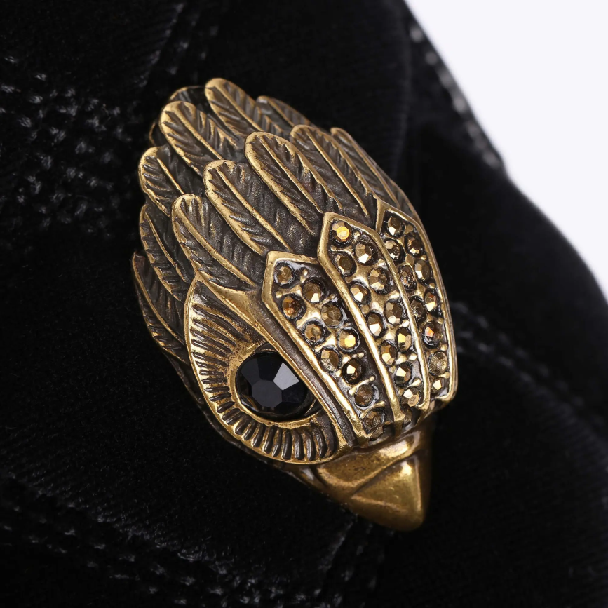 esso Kurt Geiger uomini Slip on trapuntato London Laney nero 8024FF608 | calzature