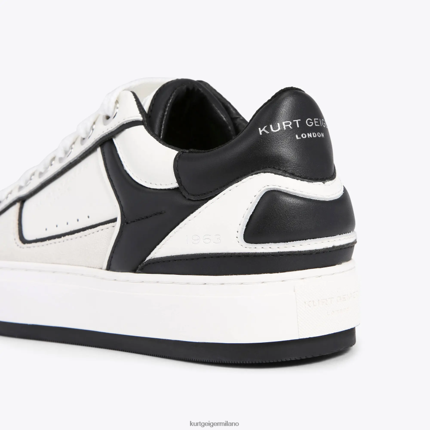 esso Kurt Geiger uomini banca sud di londra bianco nero 8024FF593 | calzature