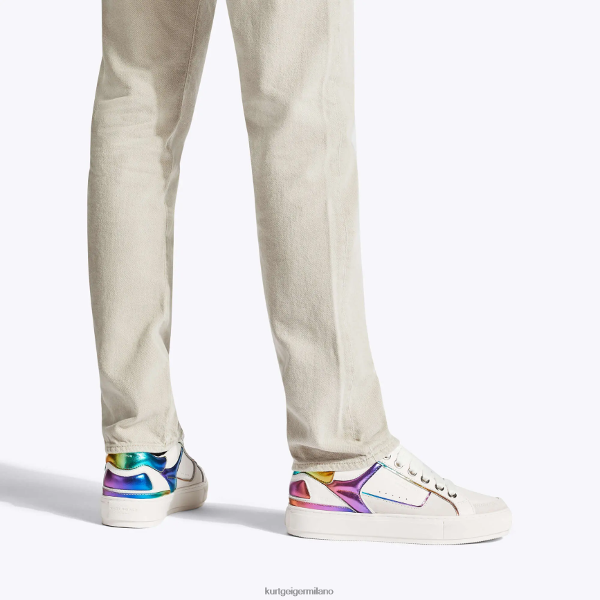 esso Kurt Geiger uomini banca sud di londra pettine bianco 8024FF592 | calzature