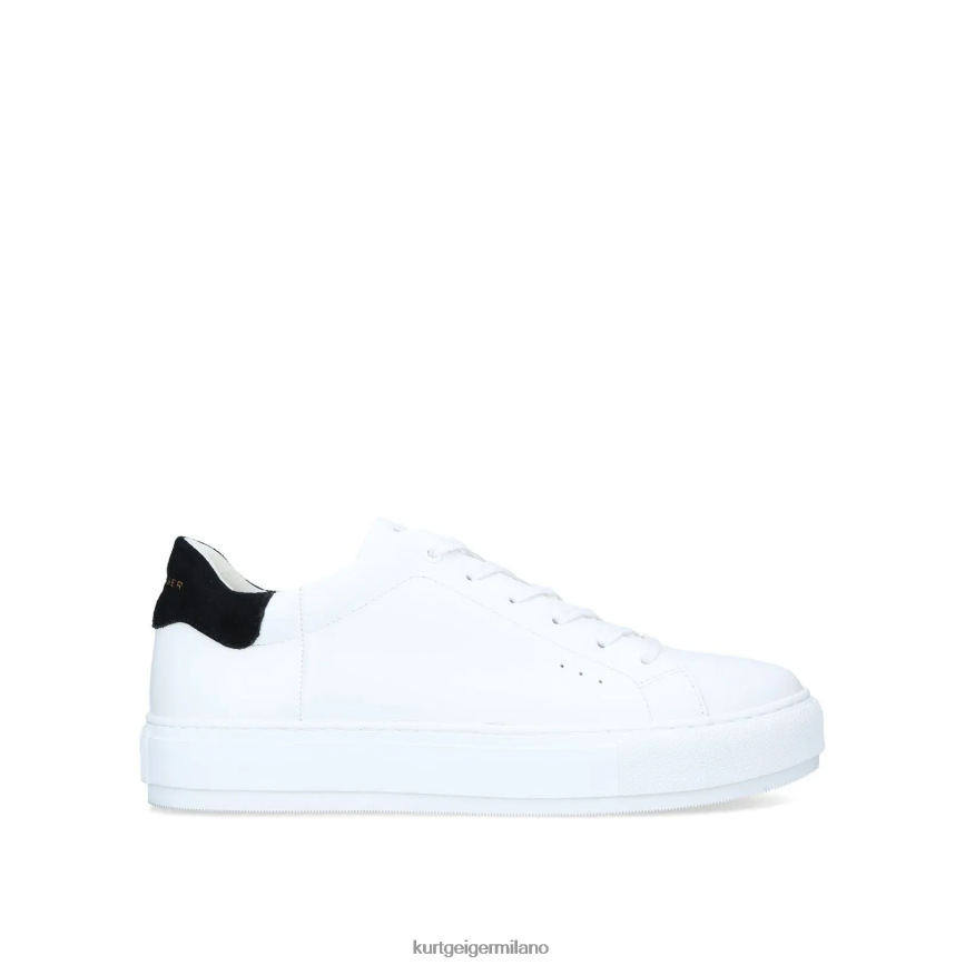 esso Kurt Geiger uomini corsia di Londra bianco 8024FF601 | calzature