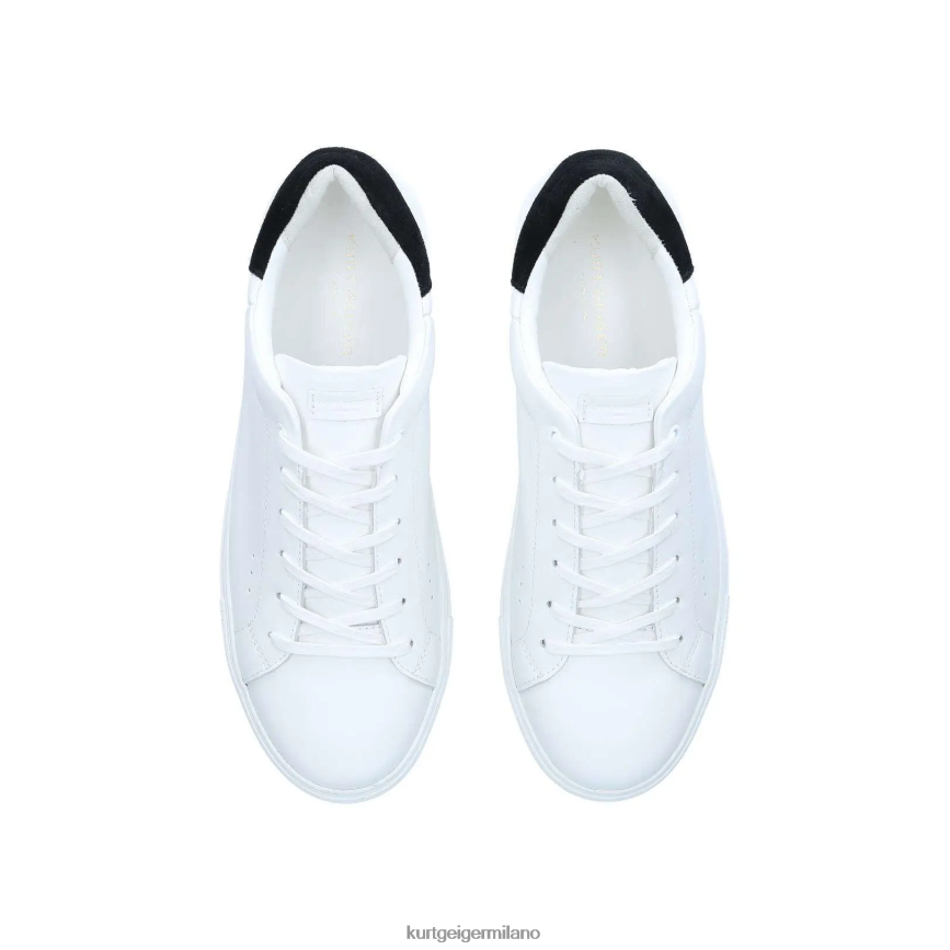 esso Kurt Geiger uomini corsia di Londra bianco 8024FF601 | calzature