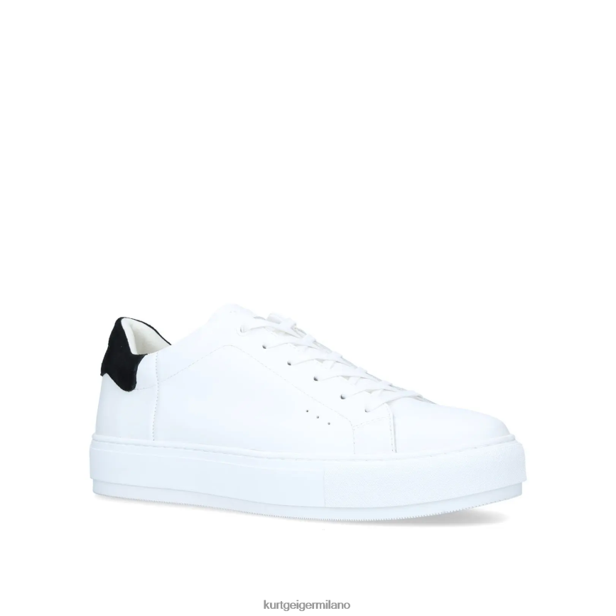 esso Kurt Geiger uomini corsia di Londra bianco 8024FF601 | calzature