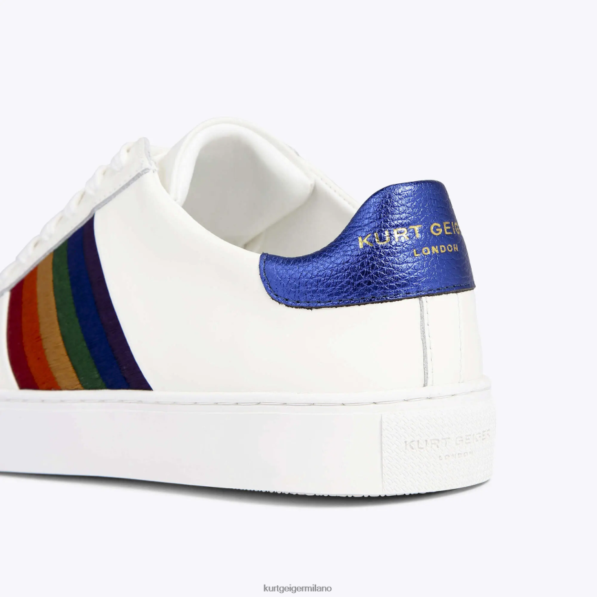 esso Kurt Geiger uomini londra lennon tramonto-multi pettine bianco 8024FF245 | calzature