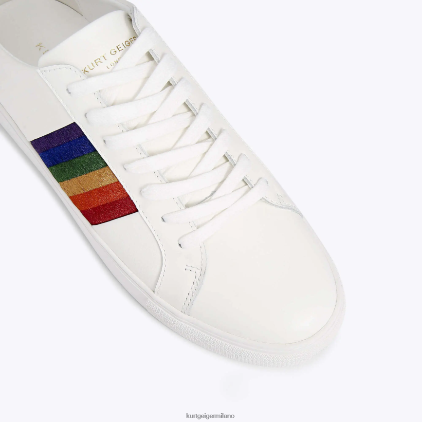 esso Kurt Geiger uomini londra lennon tramonto-multi pettine bianco 8024FF245 | calzature