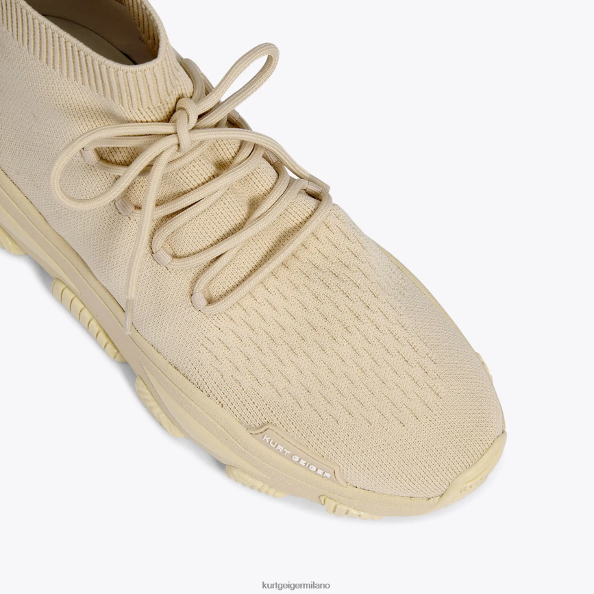 esso Kurt Geiger uomini pizzo lavorato a maglia London Lettie beige 8024FF609 | calzature