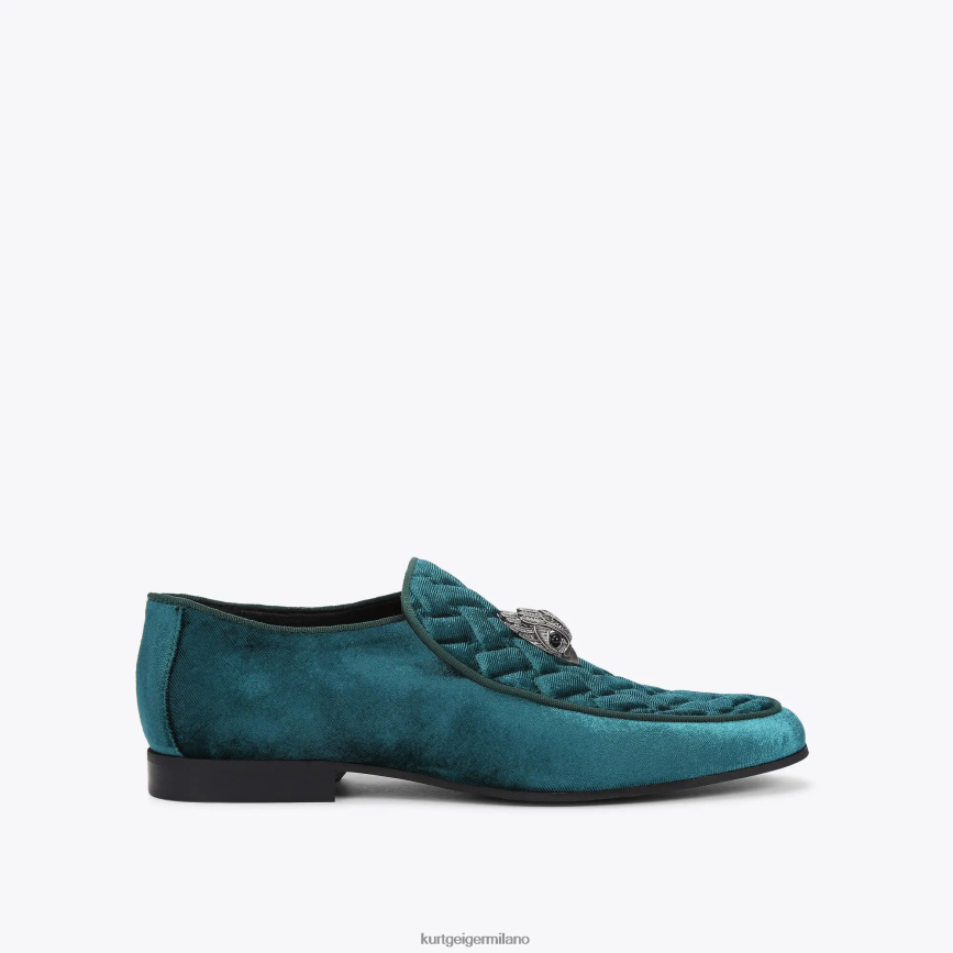 esso Kurt Geiger uomini Londra Hugh Eagle Head verde acqua 8024FF625 | calzature