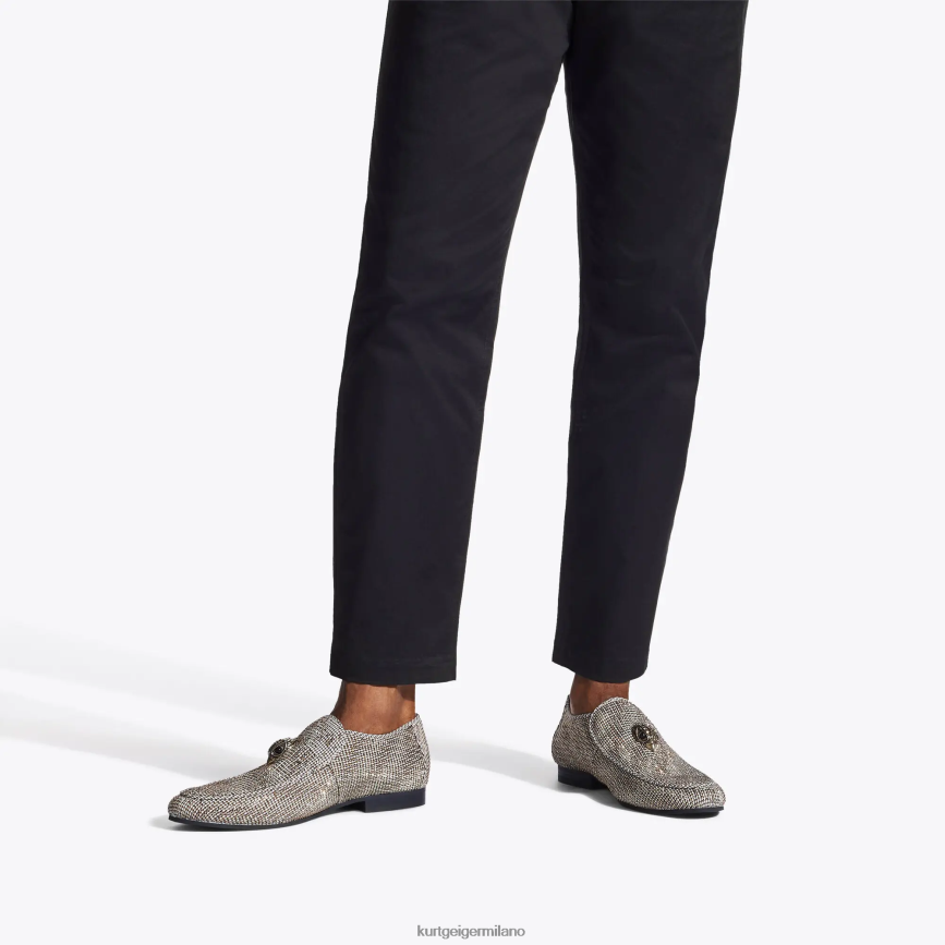 esso Kurt Geiger uomini Londra Hugh Eagle a spina di pesce marrone 8024FF628 | calzature