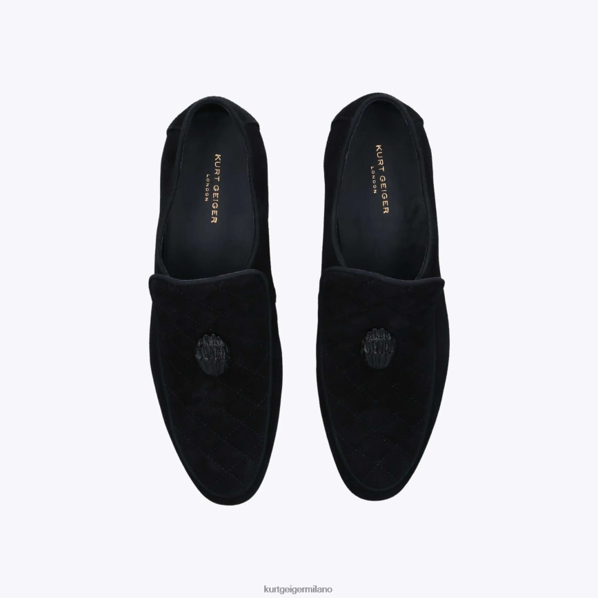 esso Kurt Geiger uomini Londra Hugh Eagle inzuppato nero 8024FF269 | calzature