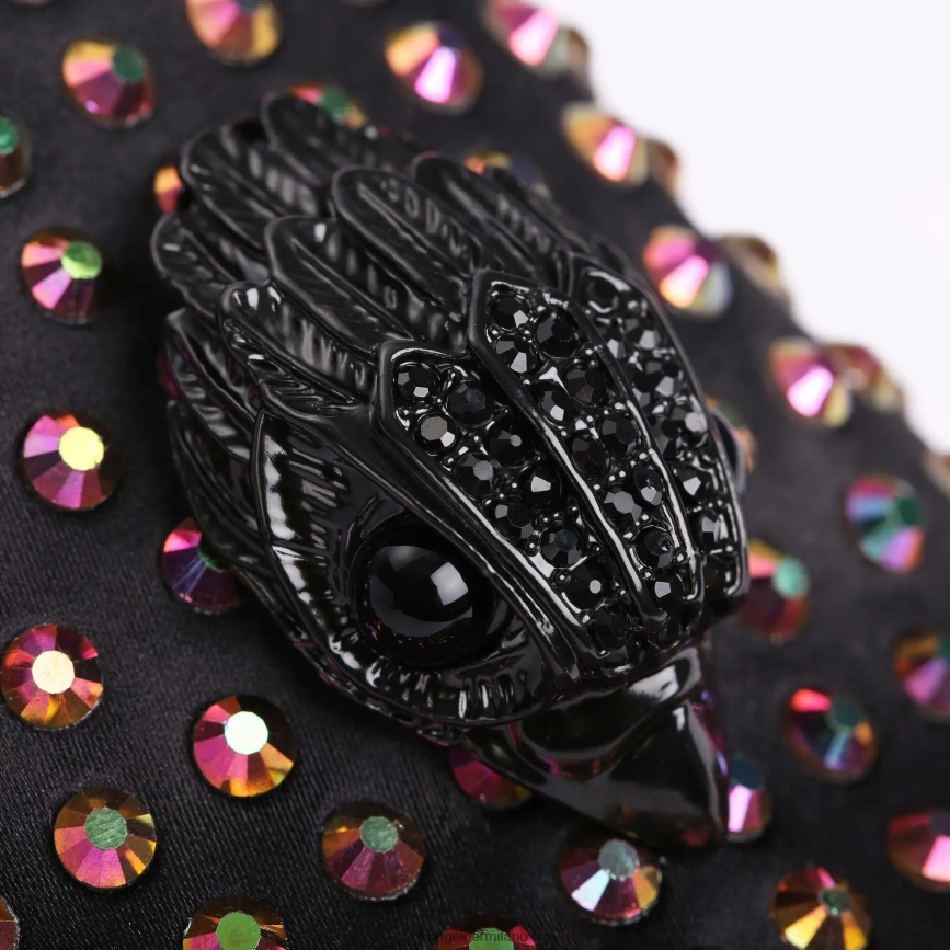 esso Kurt Geiger uomini Stallone Hugh Eagle di Londra combinazione nera 8024FF631 | calzature