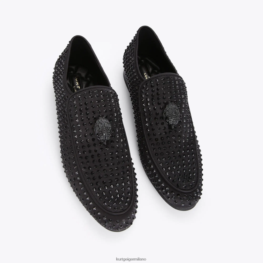 esso Kurt Geiger uomini Stallone inzuppato di Hugh Eagle di Londra nero 8024FF272 | calzature