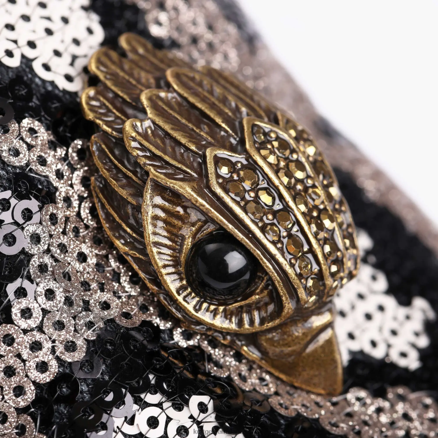 esso Kurt Geiger uomini paillettes di Londra Hugh Aquila altro nero 8024FF634 | calzature