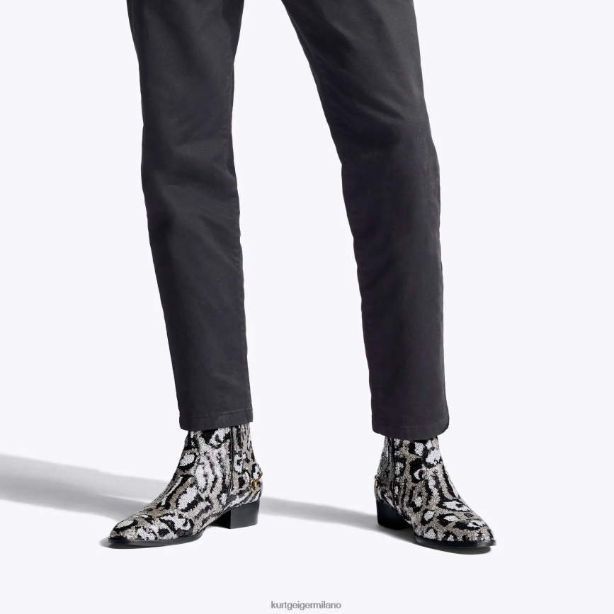 esso Kurt Geiger uomini paillettes gin londinesi combinazione beige 8024FF654 | calzature