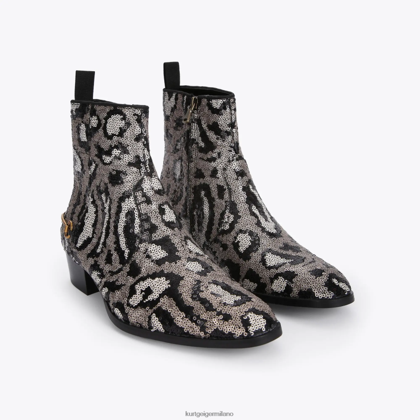 esso Kurt Geiger uomini paillettes gin londinesi combinazione beige 8024FF654 | calzature